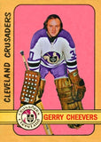 Gerry Cheevers Signed Rare 1972-73 WHA Cleveland Crusaders Jersey (JSA COA) HOF