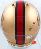 Patrick Willis Signed F/S 96-08 49ers Speed Authentic Helmet w/3Insc.-BAW Holo