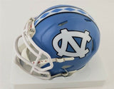 Michael Carter Signed North Carolina Tar Heels Speed Mini Helmet (Beckett Holo)