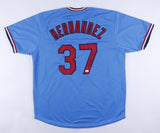 Keith Hernandez Signed St Louis Cardinals Throwback Powder Blue Jersey (JSA COA)