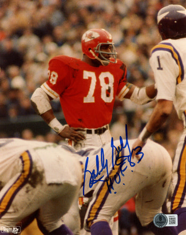 Bobby Bell Autographed Kansas City Chiefs 8x10 Photo HOF Beckett 45677