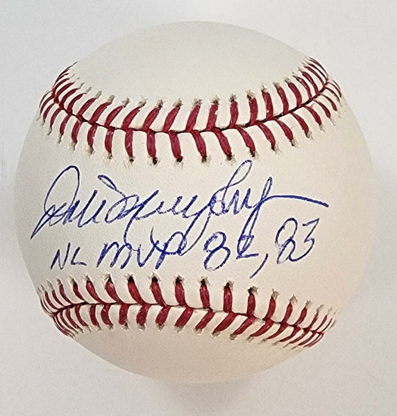 Dale Murphy Signed Atlanta Braves MLB Baseball W/ NL MVP 82,83 Beckett Witness