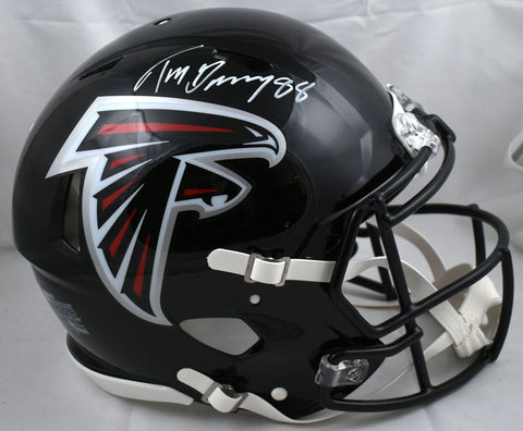 Tony Gonzalez Signed Atlanta Falcons F/S Speed Authentic Helmet- Beckett W Holo