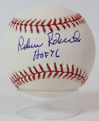 Robin Roberts Autographed/Inscribed "HOF 76" Official Major League Baseball