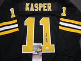 Steve Kasper Signed Bruins Jersey (JSA COA) Boston Top Defenseman in the 1980's