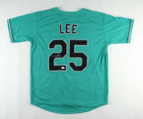 Derrek Lee Signed Florida Marlns Jersey Inscribed "2003 W.S. Champs" (JSA Holo)