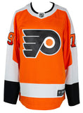 Carter Hart Signed Philadelphia Flyers Fanatics Orange Hockey Jersey Fanatics