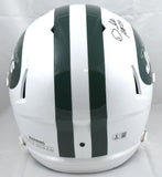 Darrelle Revis Autographed New York Jets 98-18 F/S Speed Helmet- Beckett W Holo