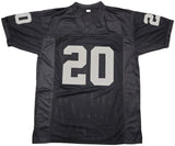 OAKLAND RAIDERS DARREN MCFADDEN AUTOGRAPHED BLACK JERSEY BECKETT BAS QR 229984