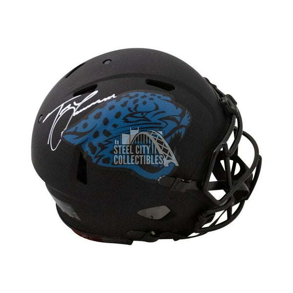 Trevor Lawrence Autographed Jaguars Eclipse Authentic Full-Size Helmet Fanatics