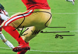 George Kittle Autographed 49ers 16x20 One Hand Catch Photo-Beckett W Hologram