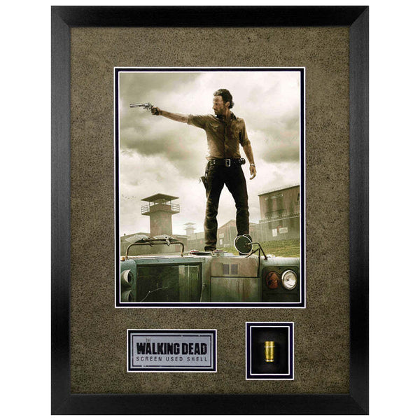 Andrew Lincoln The Walking Dead Screen Used Bullet Shell Display with LOA