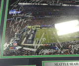 SUPER BOWL CHAMP SEAHAWKS AUTOGRAPHED FRAMED 16X20 PHOTO 26 SIGS MCS 90706