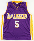 Robert Horry Signed Lakers Jersey (Beckett) Los Angeles 7xNBA Champion / Forward