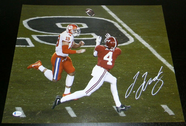 JERRY JEUDY SIGNED AUTOGRAPHED ALABAMA CRIMSON TIDE 16x20 PHOTO BECKETT