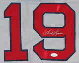 Fred Lynn Signed 1975 Boston Red Sox Jersey (JSA COA) 75 A L Rookie of the Year