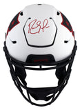 Patriots Randy Moss Signed Lunar Speed Flex Full Size Helmet BAS Witnessed