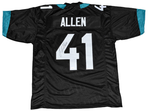 JOSH ALLEN AUTOGRAPHED SIGNED JACKSONVILLE JAGUARS #41 BLACK JERSEY JSA