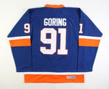 Butch Goring Signed NY Islanders Jersey 4xS C Champs & 1981 Conn Smythe PSA COA