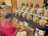Brett Favre, Jerry Kramer & 5 Multi-Signed Green Bay Packers Speed Auth Helmet
