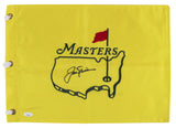 Jack Nicklaus Authentic Signed & Framed Yellow Masters Pin Flag JSA #YY51314