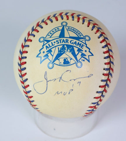 Jeff Conine Autographed/Inscribed "MVP" 1995 MLB All-Star Game Baseball JSA COA