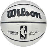 ALLEN IVERSON AUTOGRAPHED PLATINUM EDITION BASKETBALL 76ERS BECKETT 232871