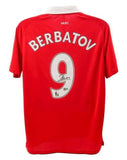 Dimitar Berbatov Signed Manchester United F C Nike Soccer Jersey (Beckett)