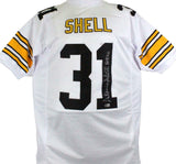 Donnie Shell Autographed White Pro Style Jersey w/HOF-Beckett W Hologram