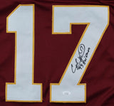 Charlie Ward Signed Career Highlight Stat Jersey Inscribed "93 Heisman"(JSA COA)