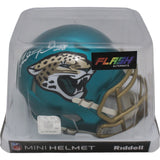 Fred Taylor Autographed Jacksonville Jaguars Flash Mini Helmet Beckett 46765