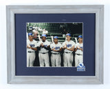 1955 Brooklyn Dodger Framed 13/16 Photo J. Robinson. Snider, Campanella, Furillo