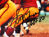 Sonny Jurgensen HOF Autographed 8x10 Line Up Photo w/ HOF- JSA *Black