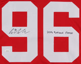 Sean Nuernberger Signed Ohio State Buckeyes Jersey Inscribd 2014 National Champs