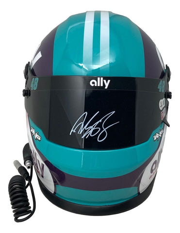 Alex Bowman Signed NASCAR Ally Full Size Replica Racing Helmet BAS