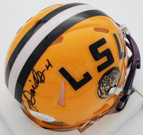 C. J. Daniels Signed LSU Tigers Speed Mini-Helmet (Beckett) 2024 Senior WR