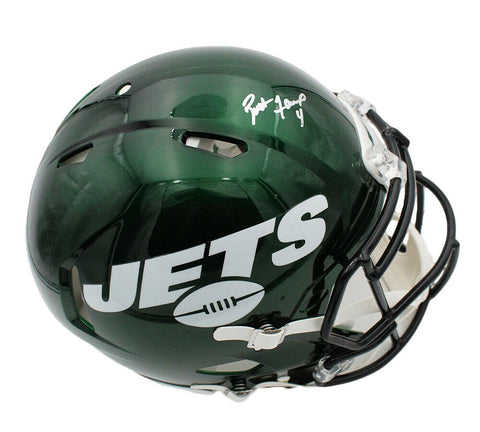 Brett Favre Signed New York Jets Speed Authentic Green NFL Helmet