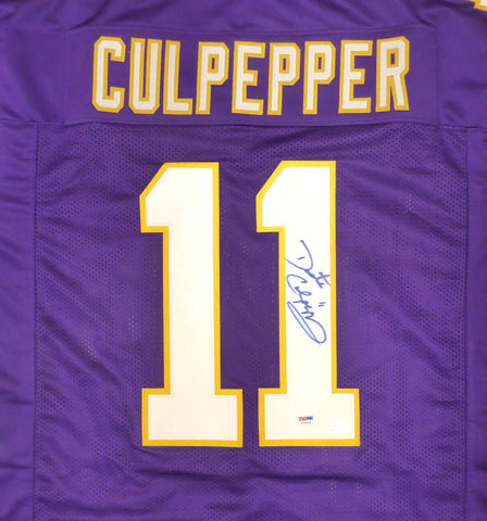 Minnesota Vikings Daunte Culpepper Autographed Purple Jersey PSA/DNA #Y26599