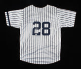 David Justice Signed New York Yankees Jersey (PSA COA) 2xWorld Series Champ D.H.