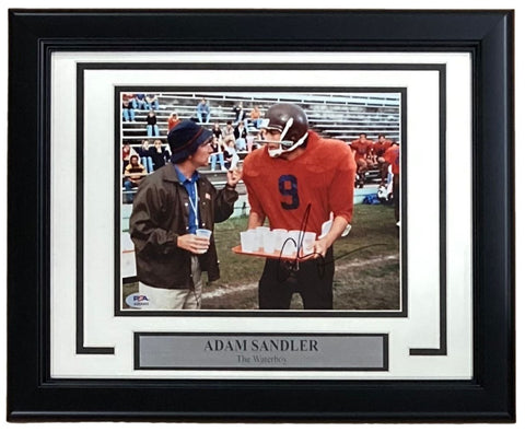 Adam Sandler Signed Framed 8x10 The Waterboy Photo PSA/DNA Hologram