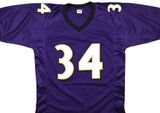 Ricky Williams Autographed Purple Pro Style Jersey - Beckett W Hologram *Black