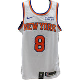 Kemba Walker Signed New York Knicks White Nike Jersey JSA 45990