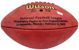 Tom Brady Autographed NFL Leather SB XXXIX Logo Football Fanatics AA0104080