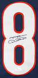 Mike Ditka Authentic Signed Navy Blue Pro Style Jersey Autographed JSA