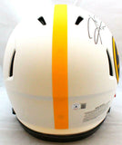 Hines Ward Autographed Pittsburgh Steelers F/S Lunar Speed Authentic Helmet - Be