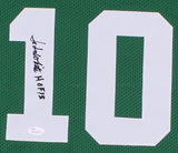 Jo Jo White Signed Boston Celtics Green Jersey Inscribed "HOF 15" (JSA COA)