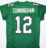 Randall Cunningham Autographed Green Pro Style Jersey -Beckett W Hologram *Black