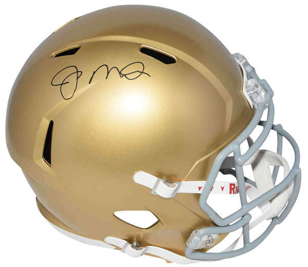 JOE MONTANA AUTOGRAPHED SIGNED NOTRE DAME IRISH FULL SIZE SPEED HELMET FANATICS