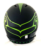 RUSSELL WILSON SIGNED SEATTLE SEAHAWKS FS ECLIPSE SPEED AUTHENTIC HELMET- GREEN