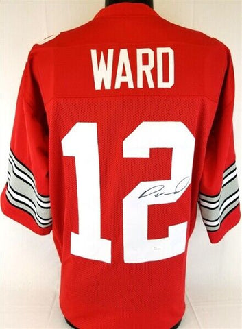 Denzel Ward Signed Ohio State Buckeyes Custom Jersey (JSA COA) Cleveland Browns